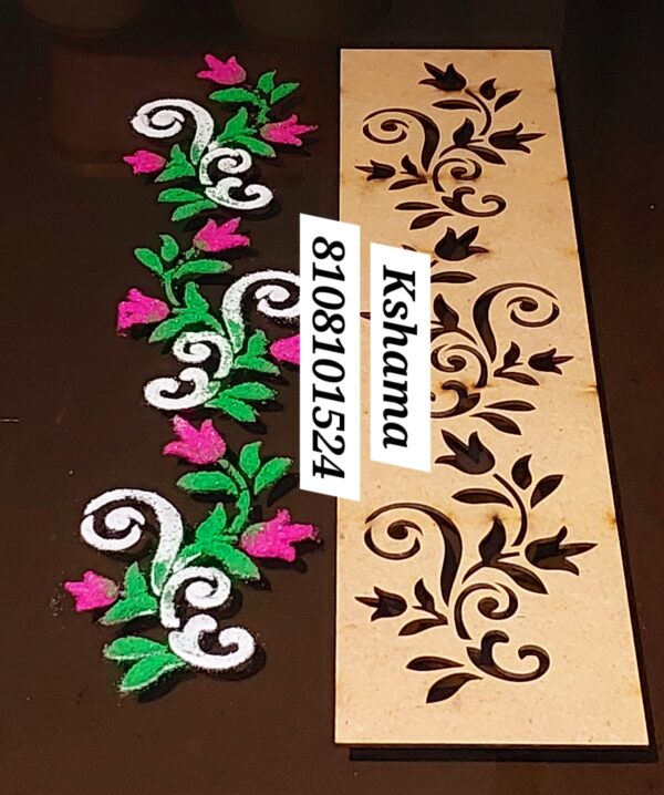 Rangoli borders set of 6 designs