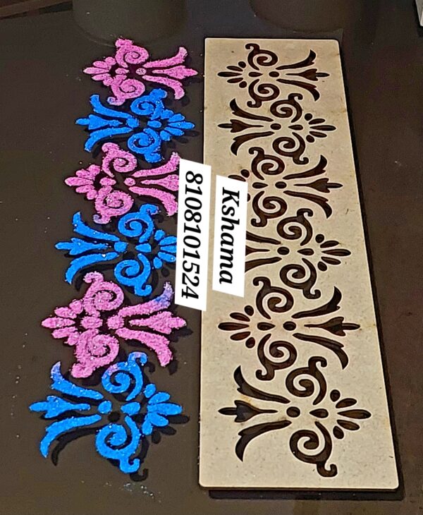 Rangoli borders set of 6 designs - Image 3