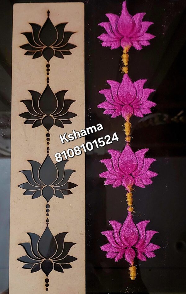 Rangoli borders set of 6 designs - Image 5