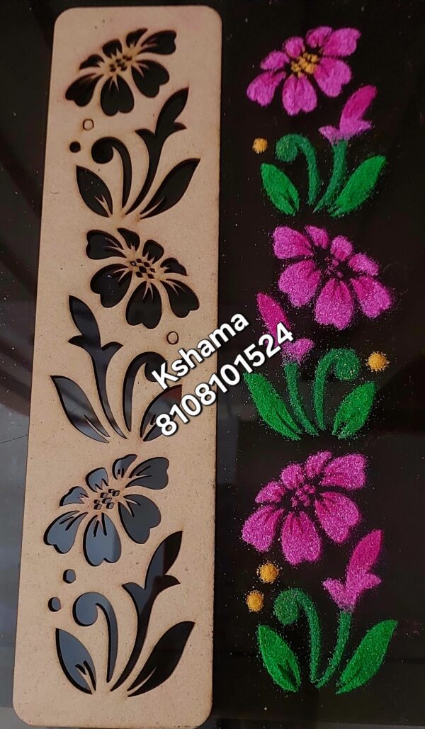 Rangoli borders set of 6 designs - Image 6