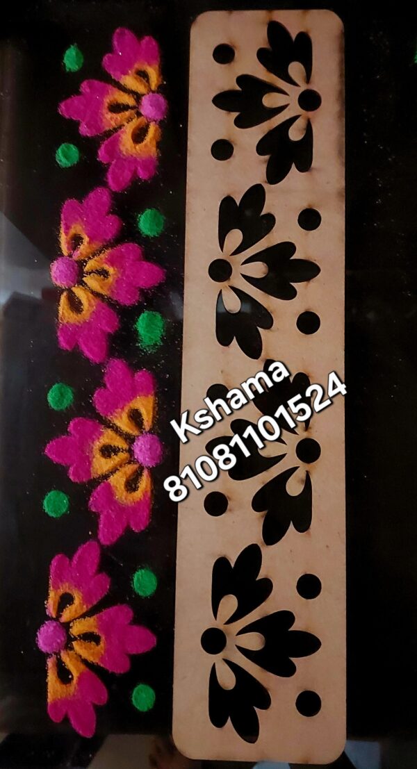 Rangoli borders set of 6 designs - Image 2