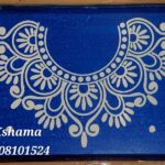Rangoli semi circle stencil (Exclusive design)