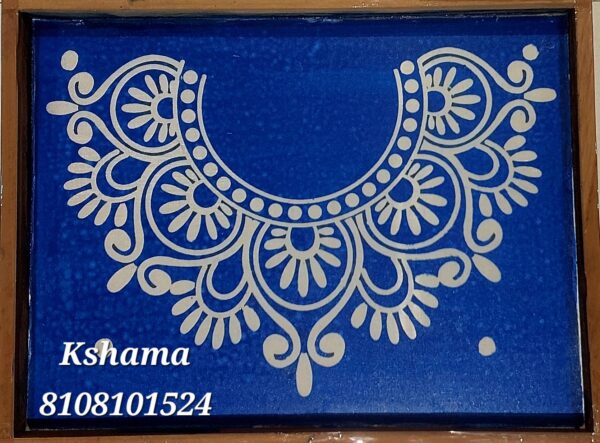Rangoli semi circle stencil (Exclusive design)