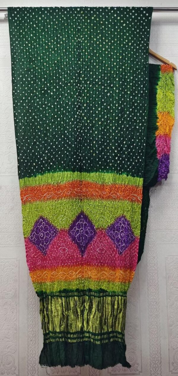 HAND BANDHEJ MODAL SILK SAREES - Image 2