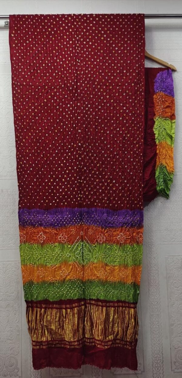 HAND BANDHEJ MODAL SILK SAREES