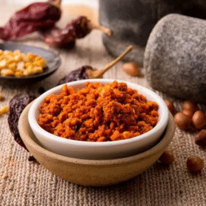 Krushnai Groundnut Chutney |शेंगदाणा चटणी| 400g ( 2 X 200gm) | Shengdana Chutney | Nutritious Snack | Spicy Meal Accompaniment